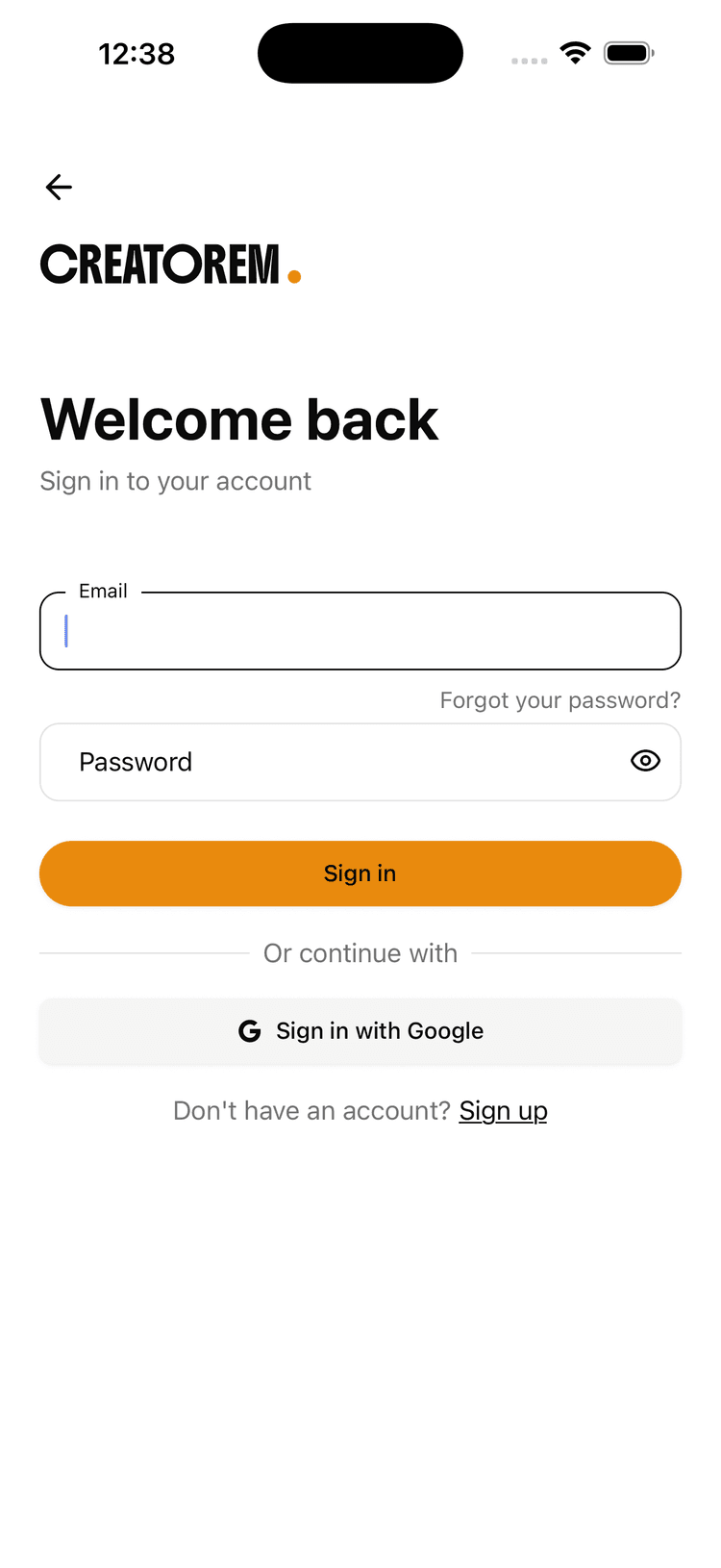 Authentication - Secure authentication powered by Supabase. Seamlessly log in to your app from both mobile and web platforms. Industry-standard security measures ensure your users data stays protected at all times.