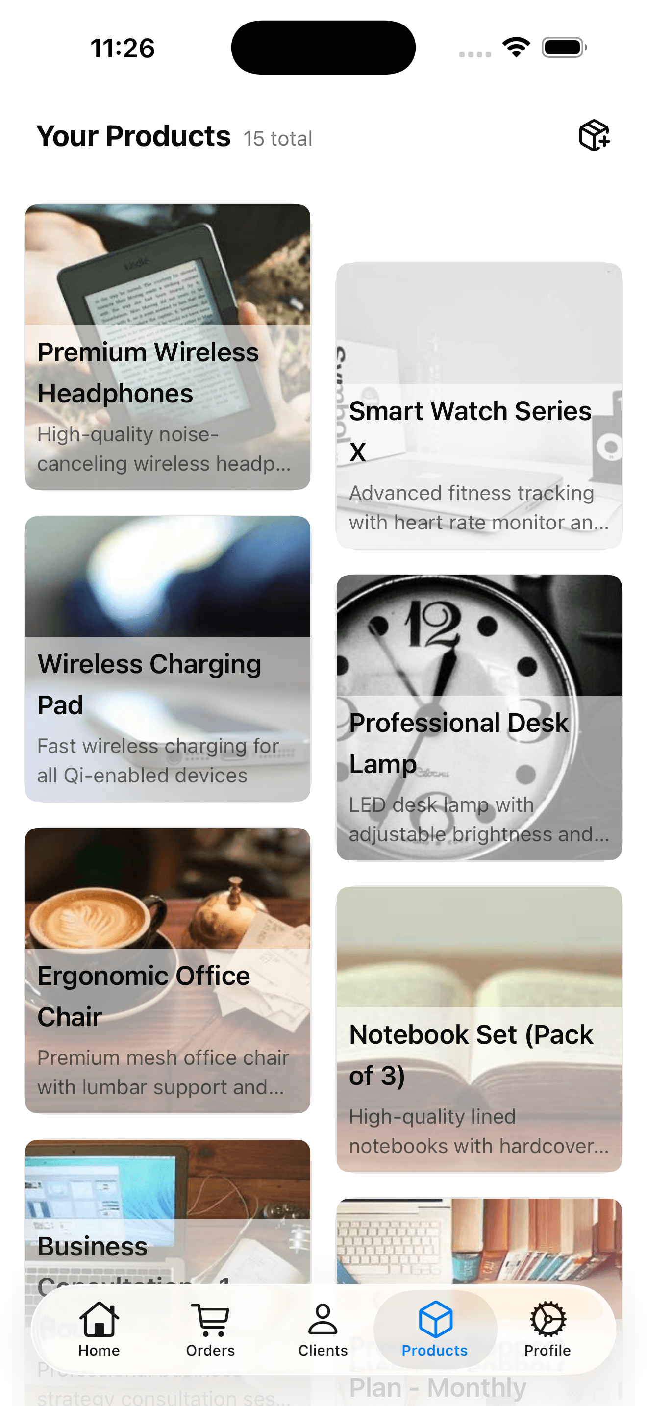 Products - Light Mode