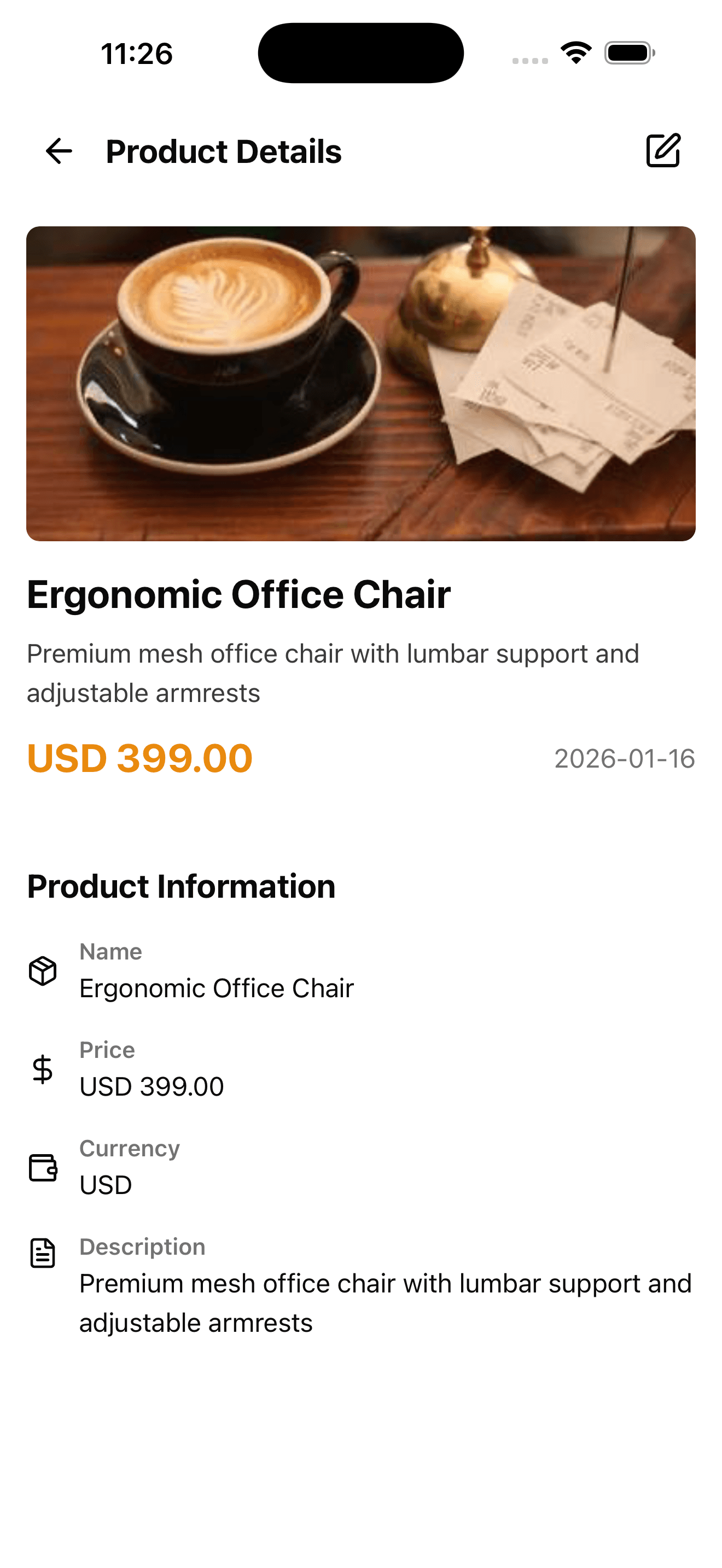 Single Product - Light Mode